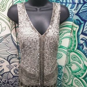 Silver sequence dress